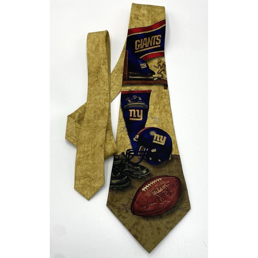 Eagle Wings Men's NFL New York Giants Football Theme Necktie